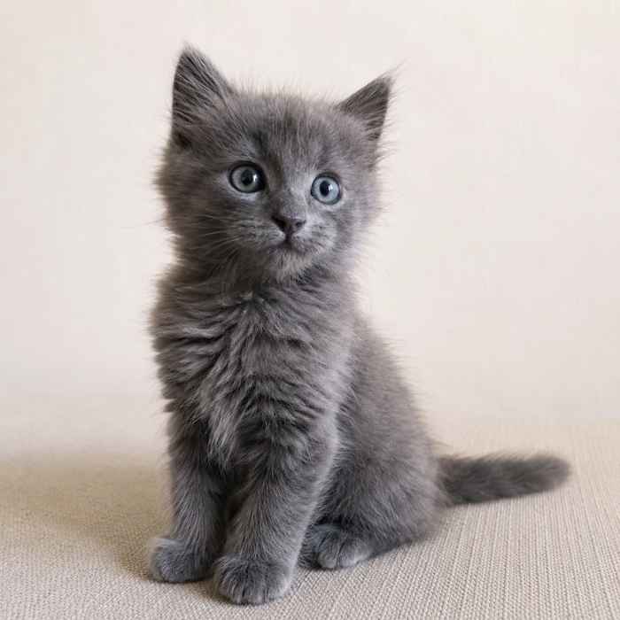 Russian Blue kitten for sale in Delhi